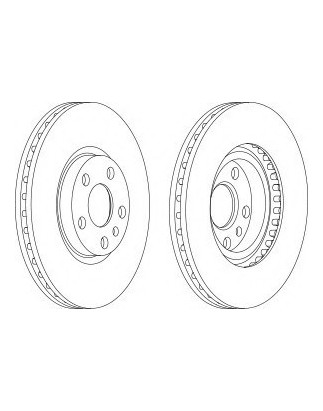 DISCO FRENO ANTERIORE CITROEN EVASION  SYNERGIE UK, FIAT ULYSSE, LANCIA ZETA, PEUGEOT 806