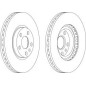 DISCO FRENO ANTERIORE CITROEN EVASION  SYNERGIE UK, FIAT ULYSSE, LANCIA ZETA, PEUGEOT 806