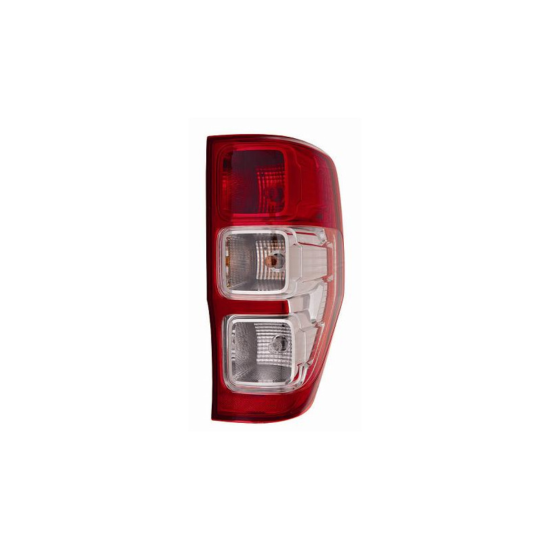 FANALE POSTERIORE DESTRO BIANCO CON PORTALAMPADA FORD RANGER TKE 20122015, FORD RANGER 20152019, FORD RANGER 20192022