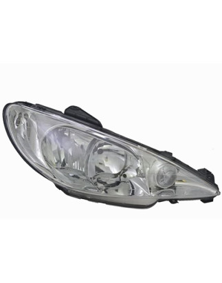 PROIETTORE DESTRO H1H7 MODELLO VALEO PEUGEOT 206 2A2C2D2E2K 19982009 VERS 2006