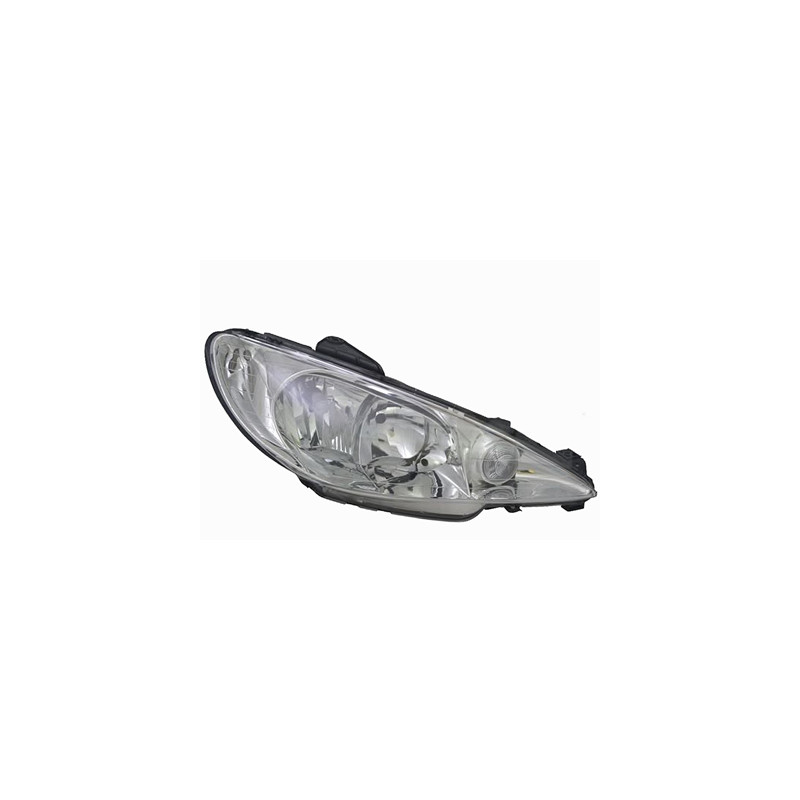 PROIETTORE DESTRO H1H7 MODELLO VALEO PEUGEOT 206 2A2C2D2E2K 19982009 VERS 2006