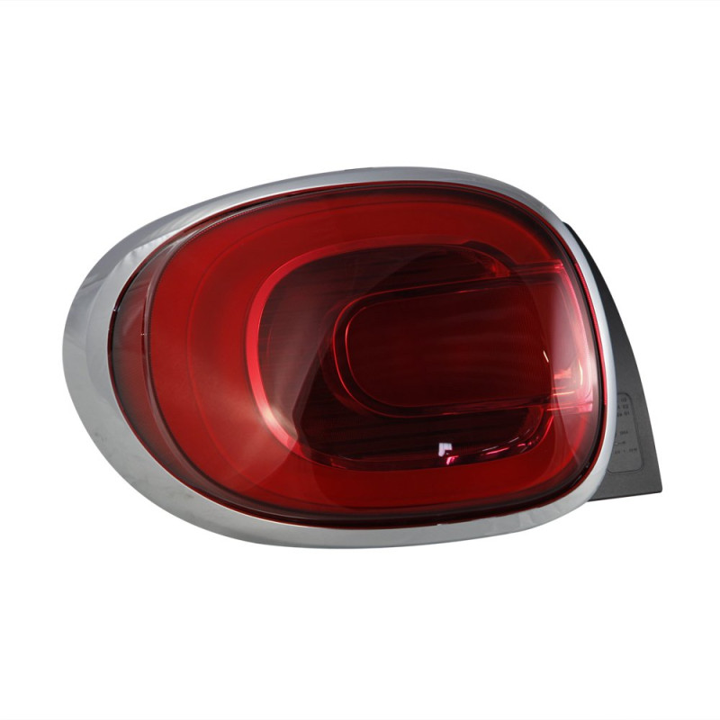 FANALE POSTERIORE DESTRO 7 PORTE SENZA PORTALAMPADA CORNICE CROMATA FIAT 500 L 351352 20122017 VERS LIVING, FIAT 500 L 351352 2