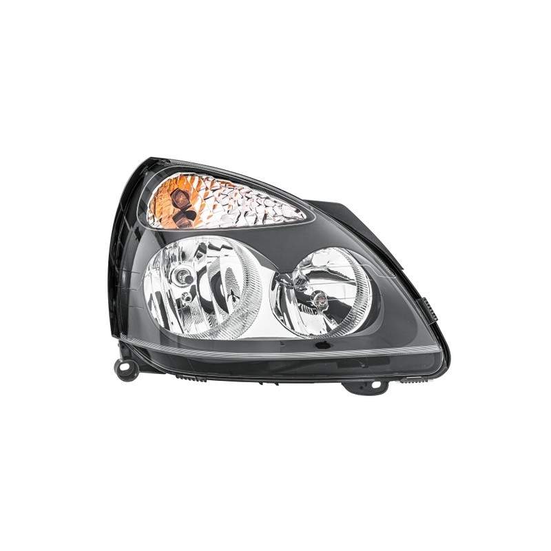 PROIETTORE SINISTRO REGOLAZIONE MANUALE CON PARABOLA NERA RENAULT CLIO IICAMPUSTHALIA BBCB 20012006 VERS 2004