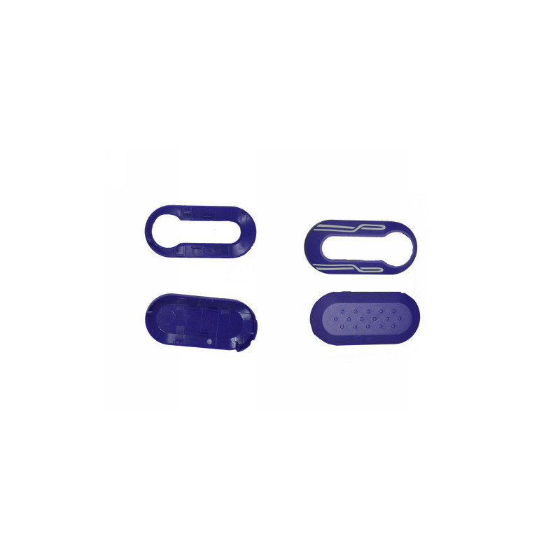 GUSCIO CHIAVE VIOLA CON STRISCE BIANCHE 0 TASTI:
