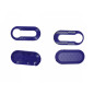GUSCIO CHIAVE VIOLA CON STRISCE BIANCHE 0 TASTI:
