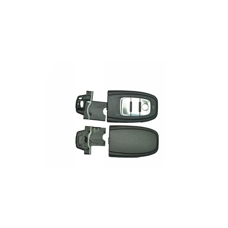 GUSCIO CHIAVE NERO CON TASTI ARGENTO 3 TASTI: TASTO APERTURA TASTO CHIUSURA TASTO PORTELLONE AUDI A4 8KH8K28K5 20072011, AUDI A