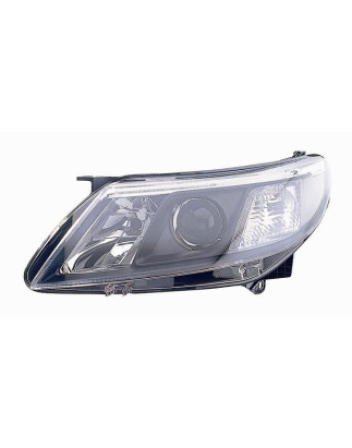 PROIETTORE DESTRO LED CON PARABOLA NERA CON MOTORE SAAB 93 YS3FE79D79D75E50 20072012