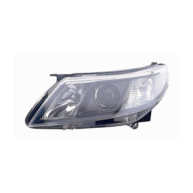 PROIETTORE DESTRO LED CON PARABOLA NERA CON MOTORE SAAB 93 YS3FE79D79D75E50 20072012