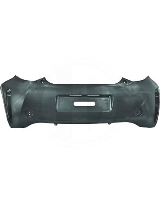 PARAURTI POSTERIORE NERO TOYOTA IQ J1 20092016