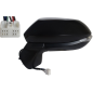 RETROVISORE ELETTRICO DESTRO 9 PIN CON PRIMER TERMICO VETRO CONVESSO RICHIUDIBILE ELETTRICAMENTE CON FANALINO INTEGRATO LED CON