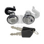 MANIGLIA ESTERNA COPPIA BOCCOLE ANTERIORE DESTROSINISTRO CON CHIAVE PEUGEOT 106 1A1C1S 19921995, PEUGEOT 106 1S1A1C 19962003, P