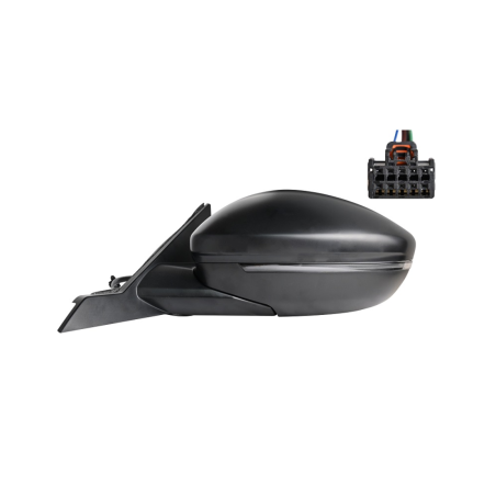 RETROVISORE ELETTRICO SINISTRO NERO 5 PIN CON FANALINO INTEGRATO FIAT 600 365364 2023, JEEP AVENGER J2 2022