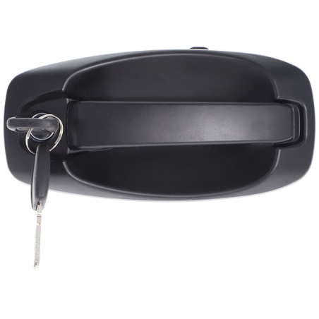 MANIGLIA ESTERNA PORTELLONE PORTA BATTENTE NERA CON CHIAVE CITROEN NEMO AA 2008, FIAT DOBLO 263 20092015, FIAT FIORINOQUBO 225 
