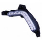 FANALE ANTERIORE DESTRO CON PORTALAMPADA CON LUCE DIURNA LED HYUNDAI i10 II BAIA 20132016