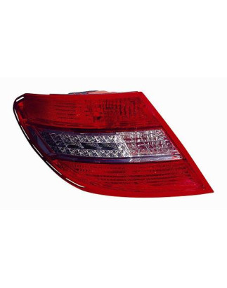 FANALE POSTERIORE SINISTRO BIANCOROSSO SENZA PORTALAMPADA LED MERCEDES-BENZ C CLASS W204 20072011