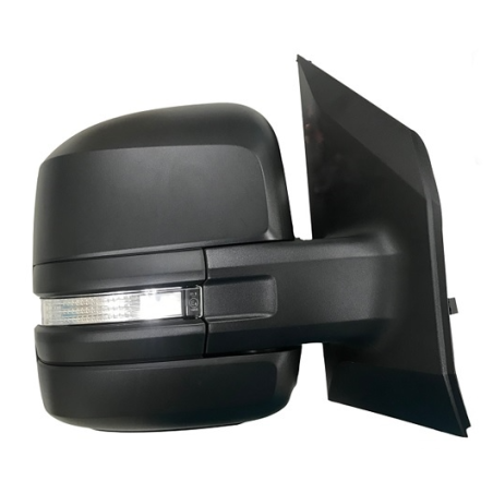 RETROVISORE ELETTRICO SINISTRO NERO 6 PIN TERMICO VETRO CONVESSO CON FANALINO INTEGRATO VOLKSWAGEN CRAFTER SYSXSYISYJSZ 2017
