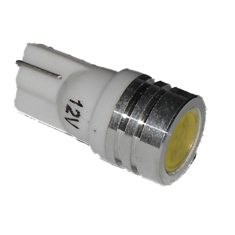 LAMPADA LED ATTACCO T10 W5W TUTTOVETRO CRUSCOTTODIREZIONE 1 LED COLORE BIANCO