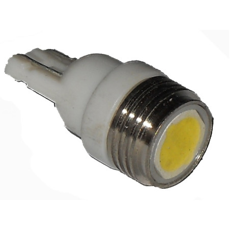 LAMPADA LED ATTACCO T10 W5W 1,5W TUTTOVETRO CRUSCOTTODIREZIONE 1 LED COLORE BIANCO
