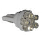 LAMPADA LED ATTACCO T10 W5W TUTTOVETRO CRUSCOTTODIREZIONE 6 LED COLORE BIANCO