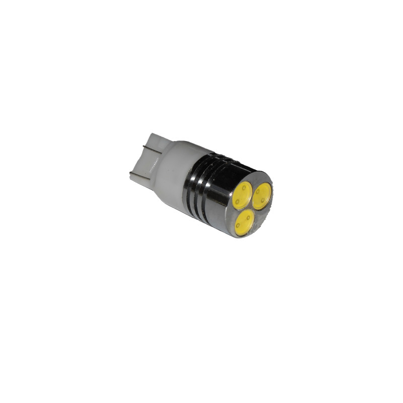 LAMPADA LED ATTACCO 7443 W215W STOPDIREZIONE 3 LED COLORE BIANCO