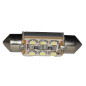 LAMPADA LED SILURO C5W 10X36 PER ILLUMINAZIONE TARGAINTERNICRUSCOTTO CON 6 LED COLORE BIANCO