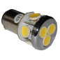 LAMPADA LED ATTACCO BA15S P21WR5W PER INDICATORE DIREZIONEPOSIZIONAMENTO 18 LED COLORE BIANCO