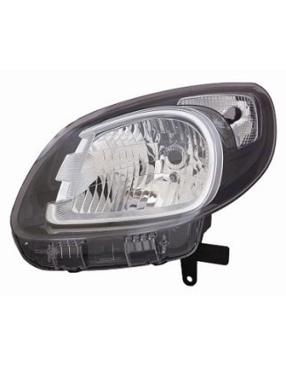 PROIETTORE DESTRO H4 CON PARABOLA NERA CON PREDISPOSIZIONE REGOLAZIONE ELETTRICA NISSAN NV 250 X61 2019, RENAULT KANGOO KW0KW1 