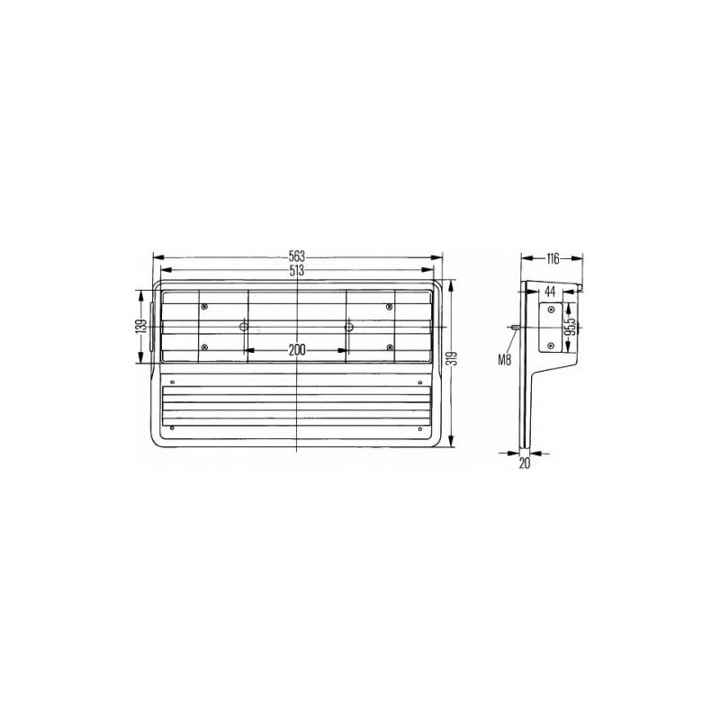 FANALE POST DX EX 2VP005300561