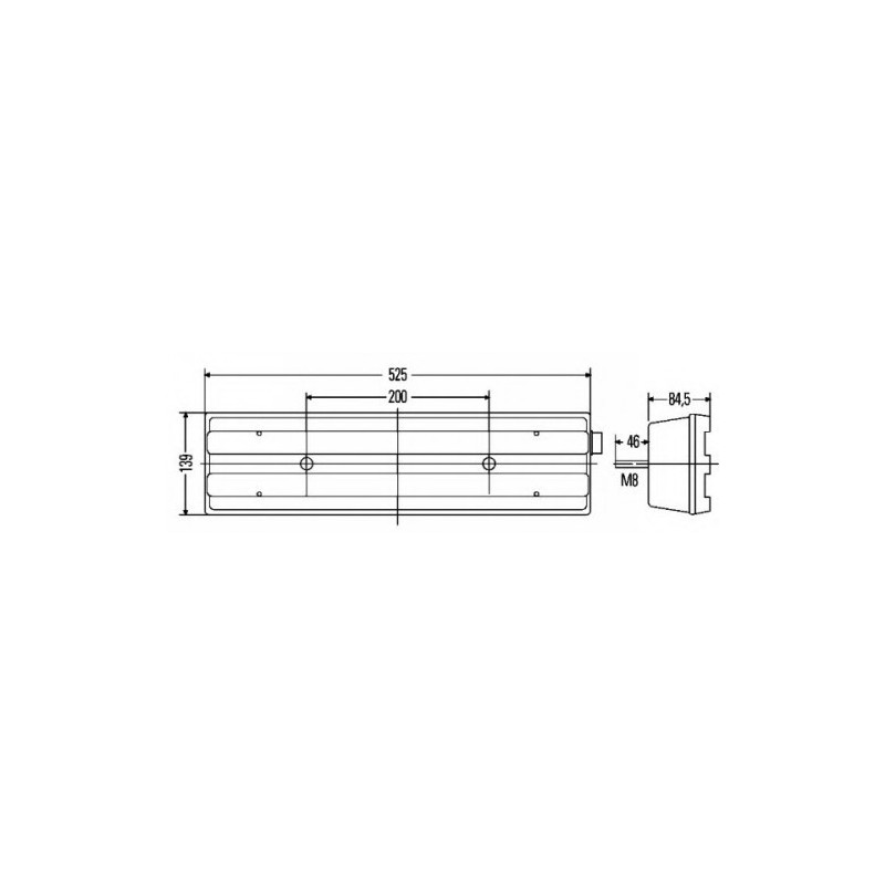 FANALE POST MB ACTROS DX