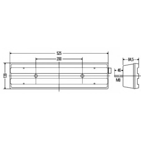 FANALE POST MB ACTROS DX