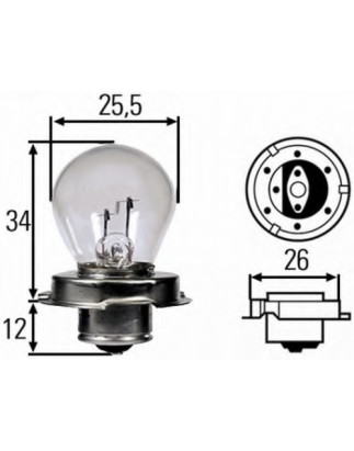 LAMPADINA 12V15W EX 012015011