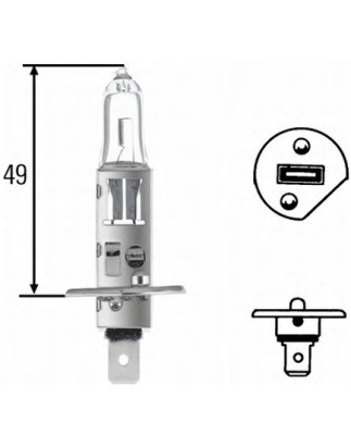 LAMPADINA H1+50% 12V,55W