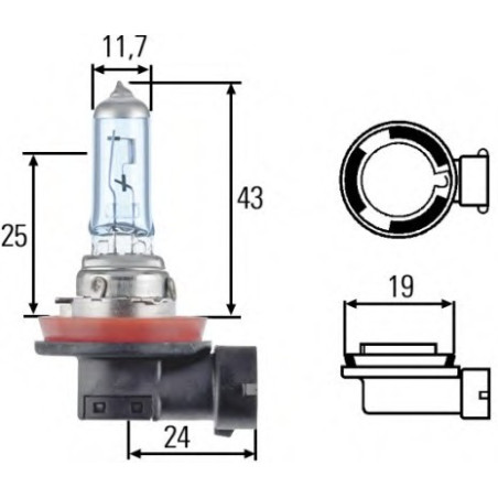 H8 12V 35W STANDARD