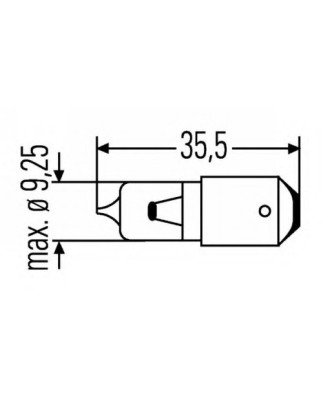 H6W 12V 6W STANDARD