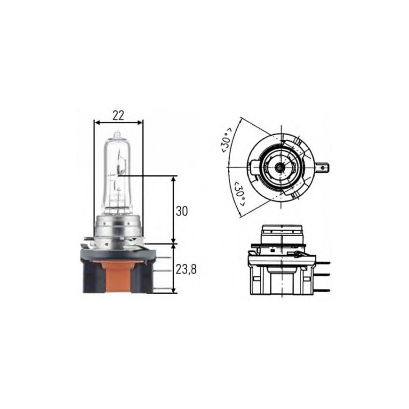 H15 12V 55/15W STANDARD