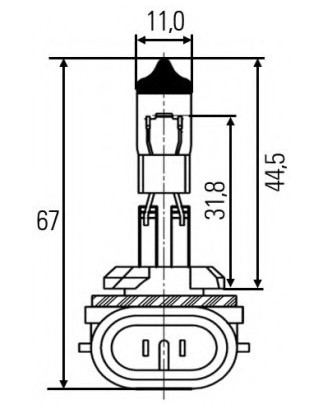 H27W/2 12V 27W STANDARD