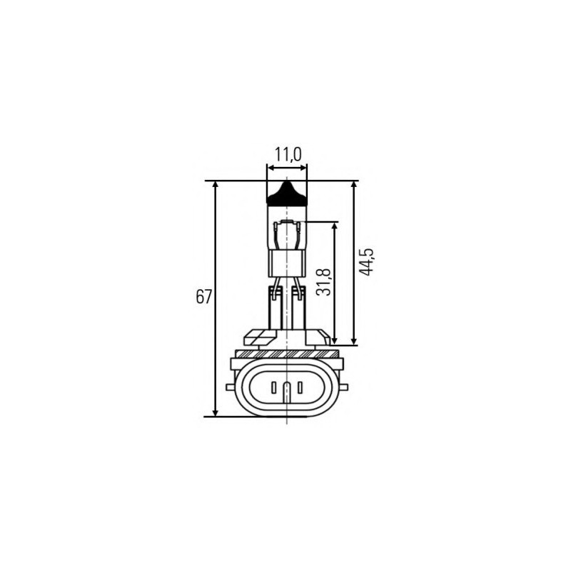H27W2 12V 27W STANDARD