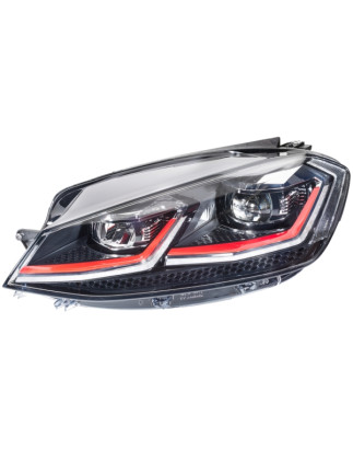 FARO SX FULL LED FBL C/CORN DRL ROSSA VW GOLF 7 11/16 GTI