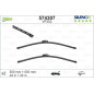SPAZZOLA TERGI SILENCIO FLAT BLADE ANT SX COPPIA 550mm + 550mm CODICE BREVE: VF352
