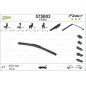 SPAZZOLA TERGI FIRST FLAT BLADE ANTERIORE DESTRASINISTRA SINGOLA 450mm CODICE BREVE: FM45