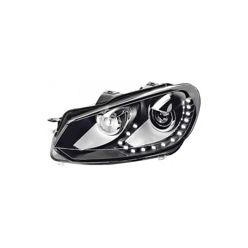 FARO SX BIXENO AFS+DRL A LED CMOT EL SCENTR VW GOLF 6 0109