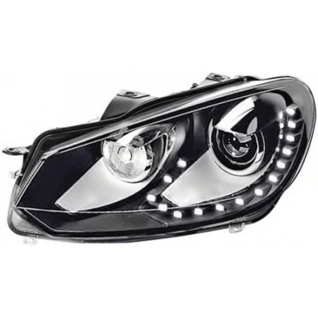 FARO SX BIXENO AFS+DRL A LED CMOT EL SCENTR VW GOLF 6 0109