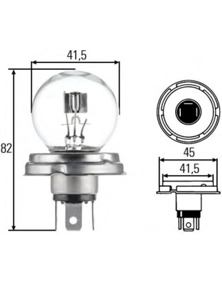 LAMPADINA 6V/45/40W