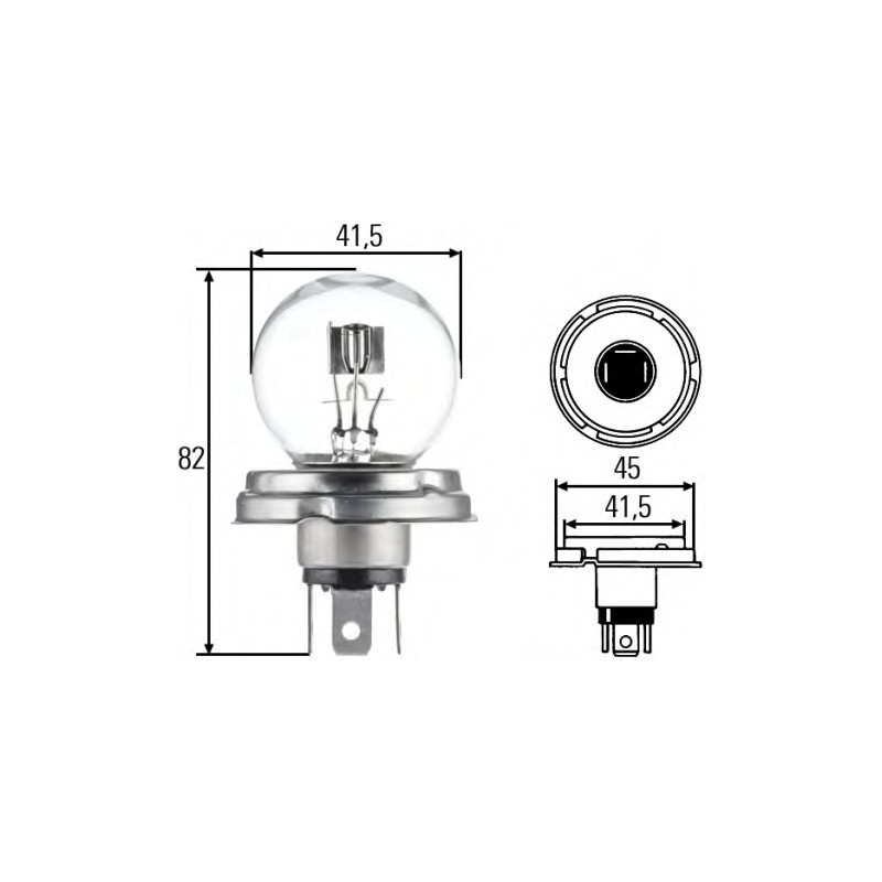 LAMPADINA 6V/45/40W