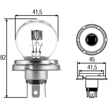 LAMPADINA 6V/45/40W