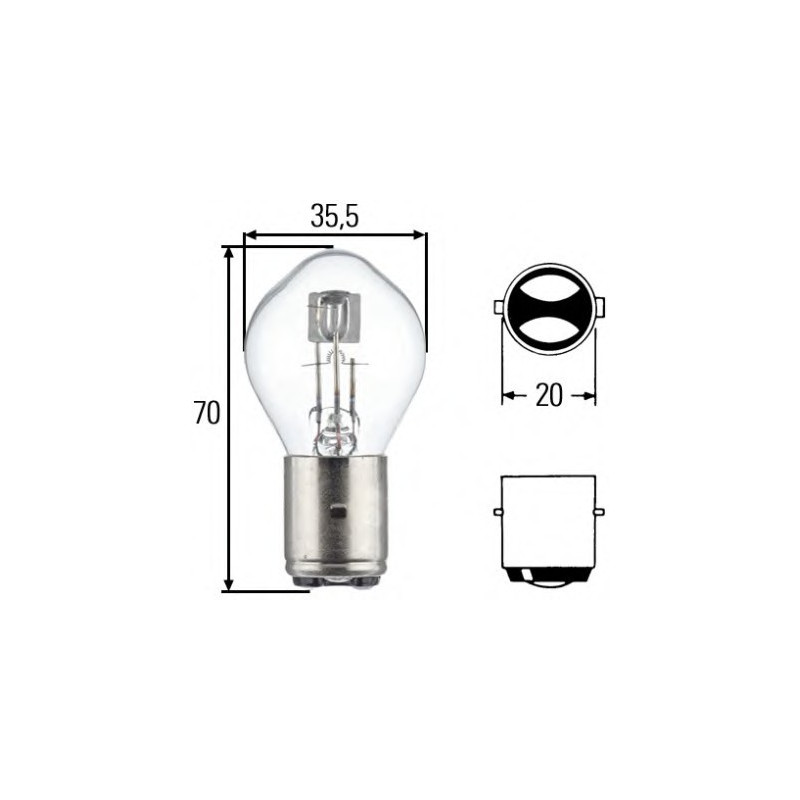 LAMPADINA 12-45/40