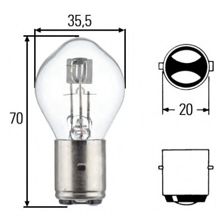 LAMPADINA 12-45/40