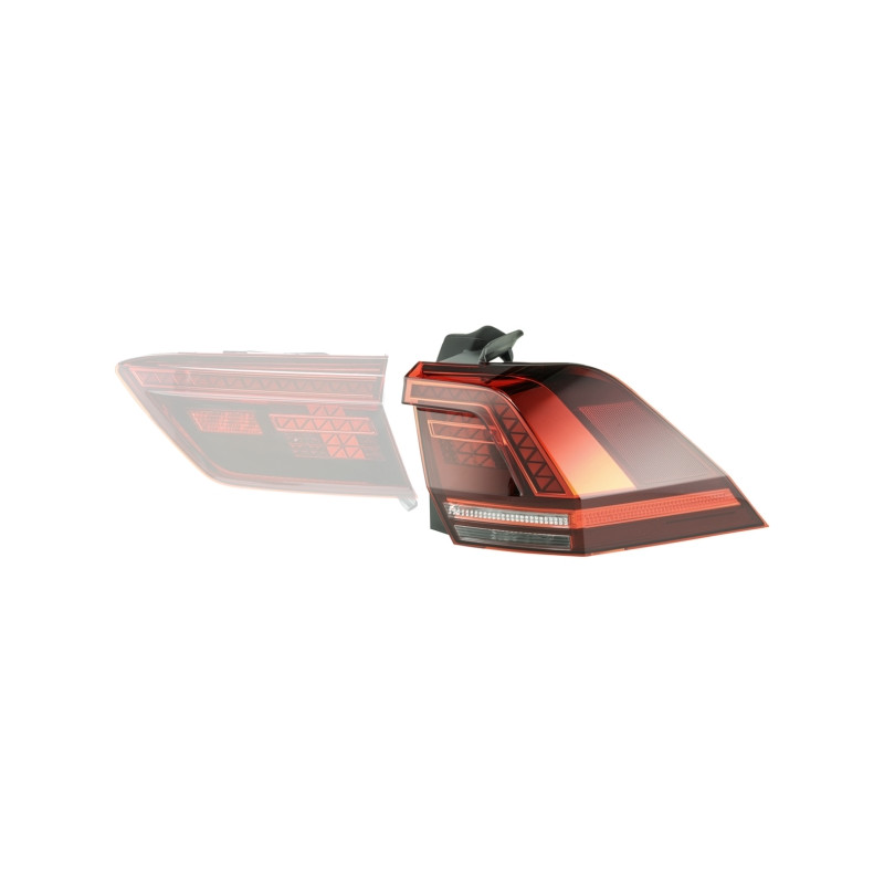 FANALE P/DX EST ROSSO SCURO A LED VW TIGUAN 01/16 