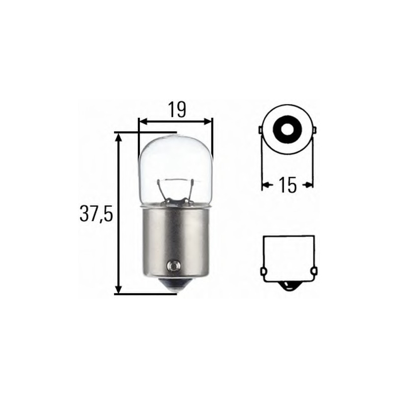 R10W 12V 10W STANDARD