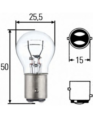 LAMP.24-21/5 2 FILAMENTI